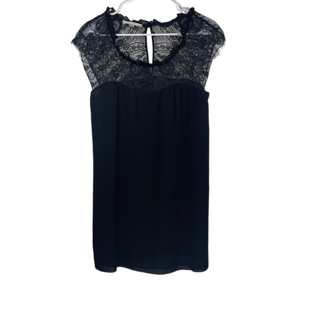 little Black Lace Chiffon Dress. Mint Condition. Size Small
